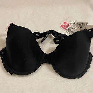Maidenform 36C Underwire Bra One Fab Fit Demi Black NWT 7909